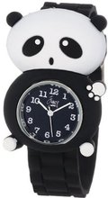 Frenzy Kids' FR2001 "Panda Critter Face" Black Band Children's