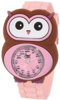 Frenzy Kids' FR2005 Owl Critter Face With Pink Rubber Band