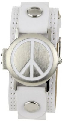 Frenzy Kids' FR273 Peace Analog White Strap