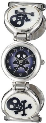 Frenzy Kids' FR314 Skull Novelty Analog Cuff