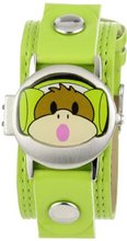 Frenzy Kids' FR318 Monkey Analog Green Strap