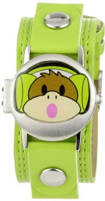 Frenzy Kids' FR318 Monkey Analog Green Strap
