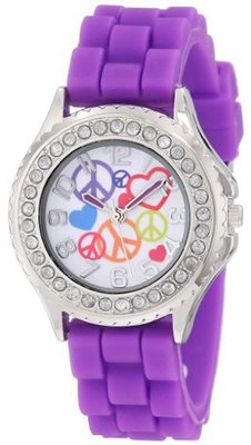 Frenzy Kids' FR792 Purple Rubber Band Peace