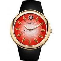 Fruitz F36G-CH-B Classic Ladies - Faded Red Dial Stainless Steel Case Quartz Movement