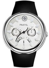 Fruitz Happy Hour White Dial Black Silicone Strap Ladies F43S-W-B