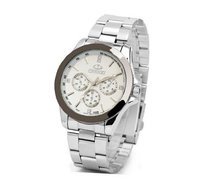 Casual series es Quartz Luminous Mechanical Stainless steel Bracelet Wrist White