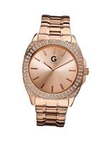 G by GUESS Oversized Glitz Rose Gold