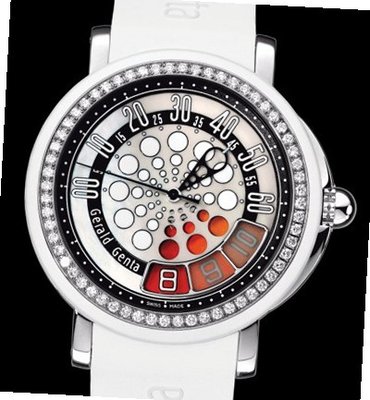 Gérald Genta Arena Arena Retro White Spice