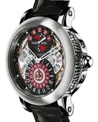 Gérald Genta Arena Arena Tourbillon Perpetual Calendar Moon Phase