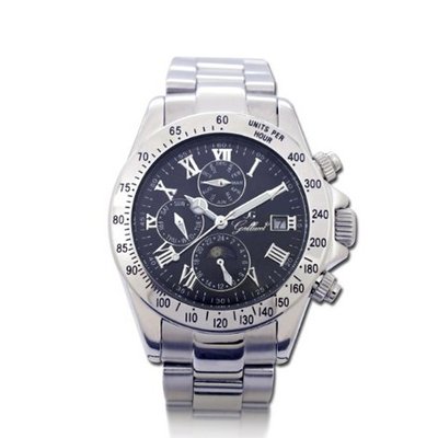 Gallucci Automatic Black Dial Silver Case #WT23208AU/SS-B-PK