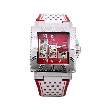 Gallucci Automatic Skeleton Red/Silver Dial #WT22454SK/SSL-RPRW