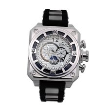 Gallucci Automatic White Carbon Dial #WT23039AU/SS-SP