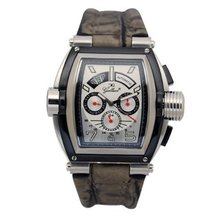 Gallucci Automatic White Dial 2 Tone Steel/IP Black Coating Case #WT23038AU/SS-L-PNP-WH