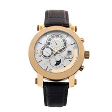 Gallucci Automatic White Dial IP Rose Gold Coating Case #WT22448AU/SSL-RG