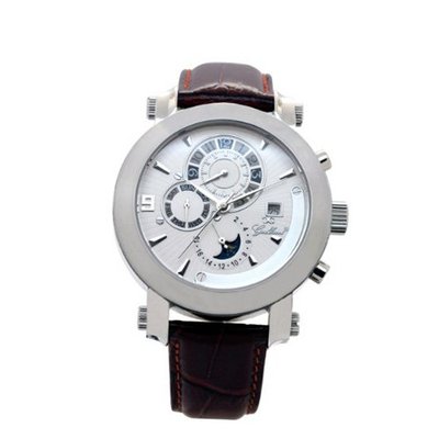 Gallucci Automatic White Dial Silver Case #WT22448AU/SSL-WH
