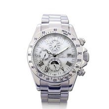 Gallucci Automatic White Dial Silver Case #WT23208AU/SS-B-PWH