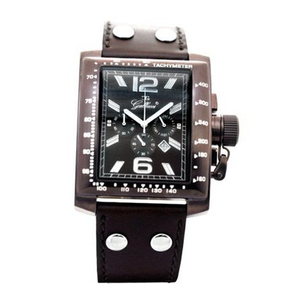 Gallucci Chronograph Quartz IP Brown Case Brown Dial Crown #WT22484CH/SSL-BB