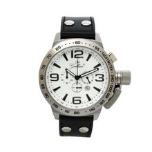 Gallucci Chronograph Quartz White Dial Crown #WT22483CH/SSL(A)-WK