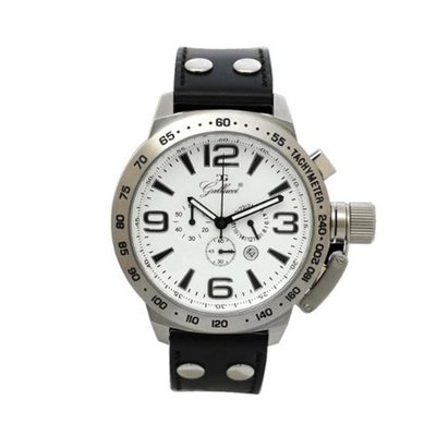 Gallucci Chronograph Quartz White Dial Crown #WT22483CH/SSL(A)-WK