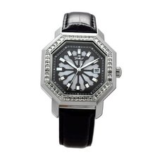 Gallucci Classic Swiss Quartz Steel With Swarovski Crystal Case #WT23386QZS/SS-L-PKK