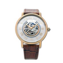 Gallucci Hand Winding Skeleton IP Rose Gold Case #WT22825ME/SSL-RGWB