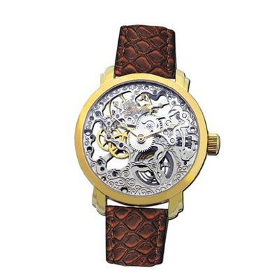 Gallucci Mechanical Hand Winding Skeleton IP Gold #WT22200SK/SSL-GB