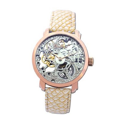 Gallucci Mechanical Hand Winding Skeleton IP Rose Gold #WT22200SK/SSL-RGC