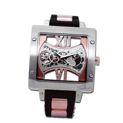 Gallucci Mechanical Hand Winding Sun&Moon 2 Tone IP Rose Gold/Steel #WT22918ME/SS-SP-RG