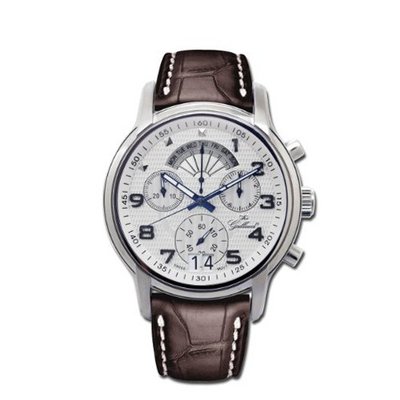 Gallucci Swiss Chronograph Steel Case #WT23283CH/SSL-WB