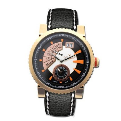 Gallucci Swiss Quartz Black Dial #WT23320RE/SSLRG-KK