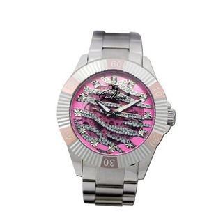 Gallucci Unisex Fashion Skeleton Automatic Aluminum Ring Pink Color #WT23178SK/SS-B-PI