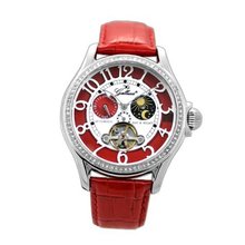 Gallucci Unisex Fashion Sun&Moon Automatic Swarovski Crystal Red Color #WT23408AU/SS-L-R