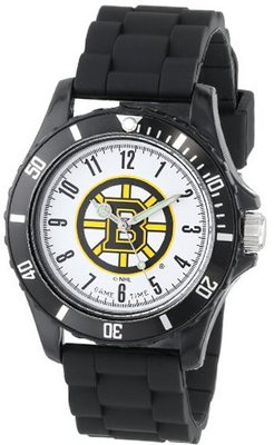 Game Time Kids' NHL-WIL-BOS Wildcat College Series Boston Bruins 3-Hand Analog