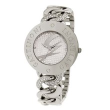 Gattinoni W0160GSSSLV Lyra Stainless Steel Designed Diamond
