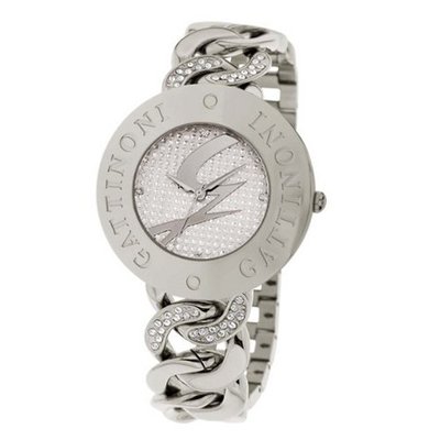 Gattinoni W0160GSSSLV Lyra Stainless Steel Designed Diamond