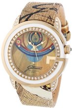 Gattinoni W0261GGTGAT Elettra Yellow Gold Ion-Plated Coated Stainless Steel Swarovski Crystal