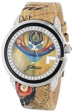 Gattinoni W0261GSTGAT Elettra Stainless Steel Gattinoni Pattern Dial Swarovski Crystal