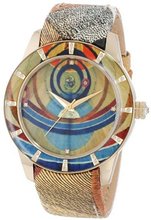 Gattinoni W0310GGTGAT Sagitta Yellow Gold Ion-Plated Coated Stainless Steel Swarovski Crystal