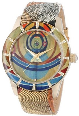 Gattinoni W0310GGTGAT Sagitta Yellow Gold Ion-Plated Coated Stainless Steel Swarovski Crystal