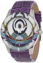 Gattinoni W0310GSPGAT SAGITTA Round Stainless Steel Planetarium Designed Dial Zircon Stones