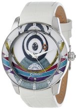 Gattinoni W0310GSWGAT SAGITTA Round Stainless Steel Planetarium Designed Dial Zircon Stones