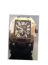 Guess Collection Gc-1 Sport  A50005G2 Rose Gold PVD Chrono Carbon Dial