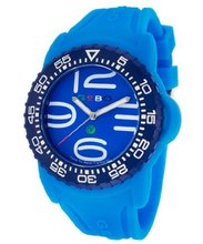 Dark Blue Dial Blue Silicone