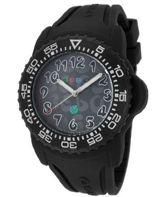 Gray Dial Black Silicone