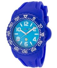Light Blue Dial Blue Rubber