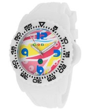 Multi-Color Dial White Silicone