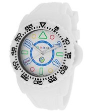 White Dial White Silicone