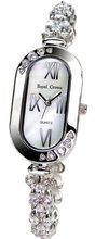 Gemorie  Fashion Oval with Jewelry Band in Rhodium Plating (128969)