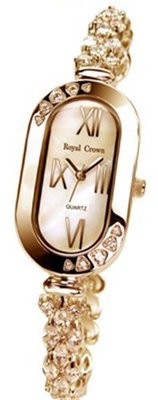 Gemorie  Fashion Oval with Jewelry Band in Rose Gold Plating (128970)