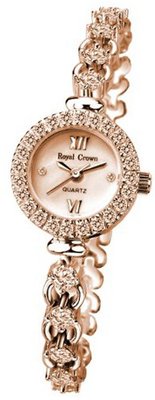 Gemorie  Fashion Round Shape with Jewelry Band in Rose Gold Plating (128997-RG)